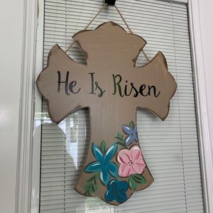 He Is Risen Door Hanger